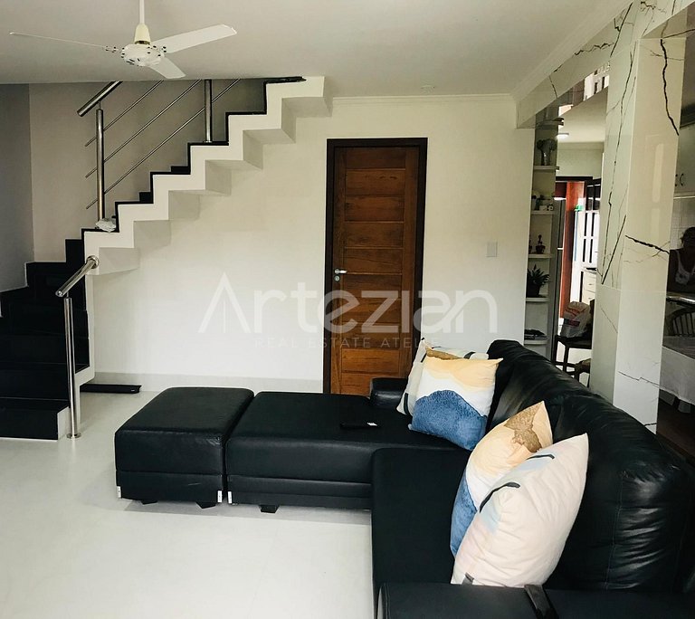 Apartamento em Coroa Vermelha, 3 Suítes até 10 pessoas