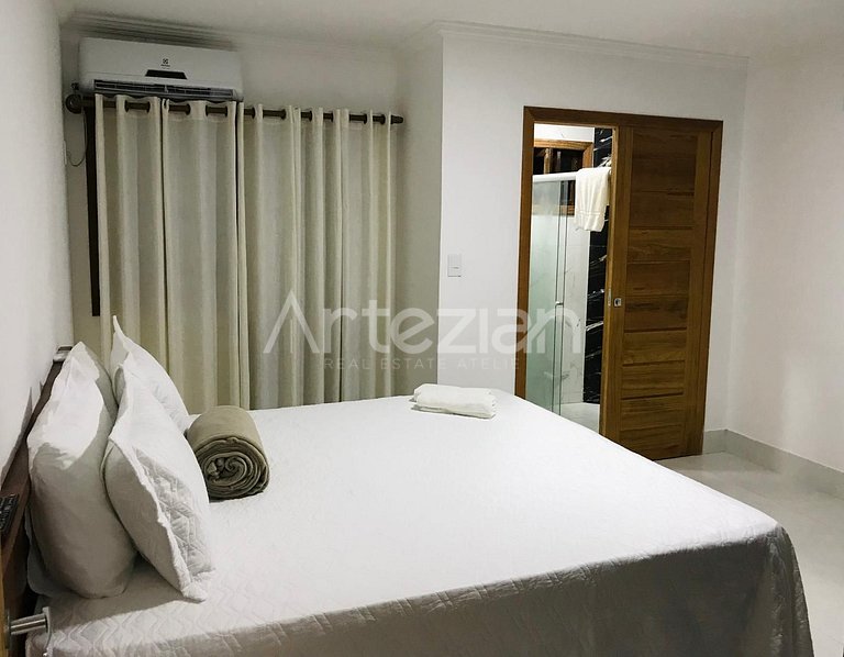 Apartamento em Coroa Vermelha, 3 Suítes até 10 pessoas