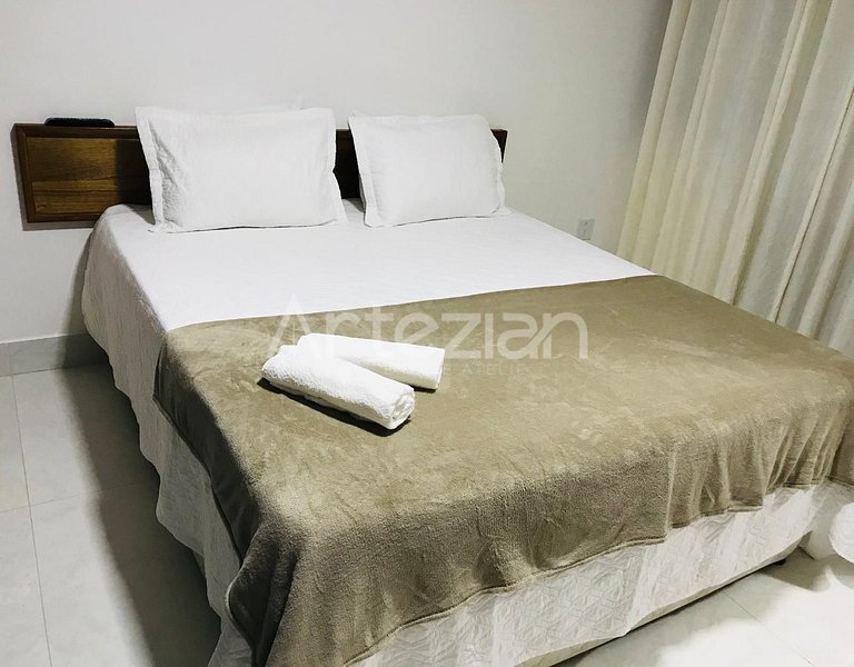 Apartamento em Coroa Vermelha, 3 Suítes até 10 pessoas