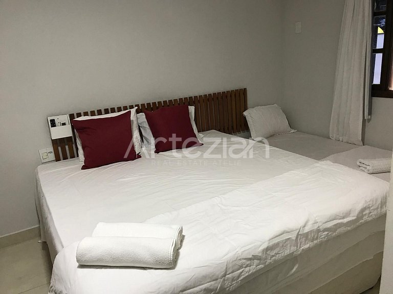 Apartamento em Porto Seguro 3 Suítes Família Até 10 Pessoas