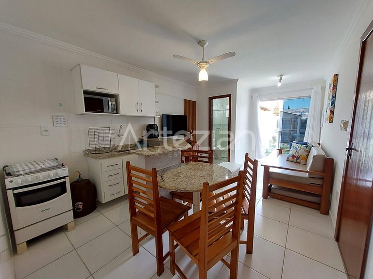 Apartamento em Porto Seguro 1 Suítes Até 5 Pessoas