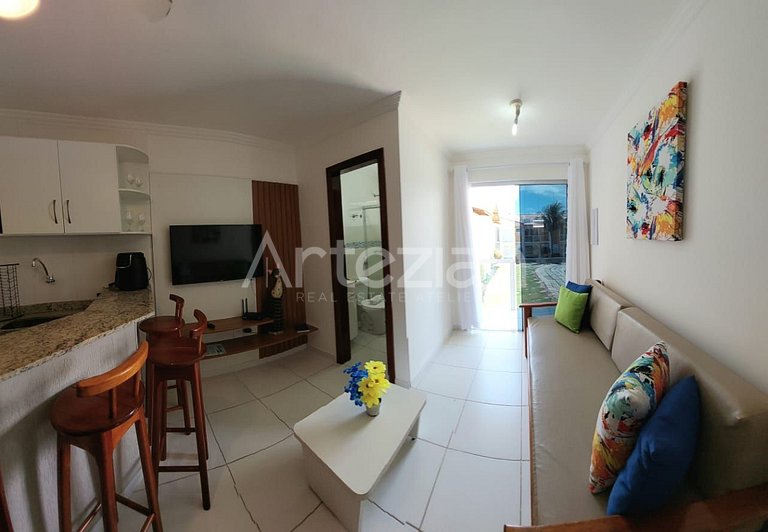Apartamento em Porto Seguro 1 Suítes Até 5 Pessoas