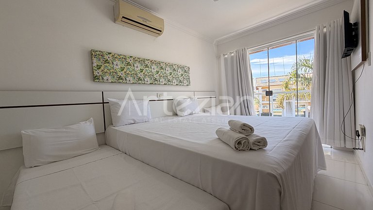Apartamento em Porto Seguro 2 Suítes Família Até 8 Pessoas