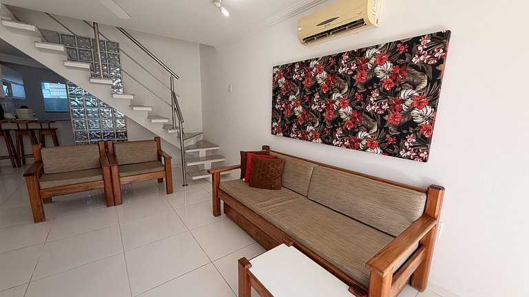 Apartamento para Família de Até 8 Pessoas em Taperapuan #005