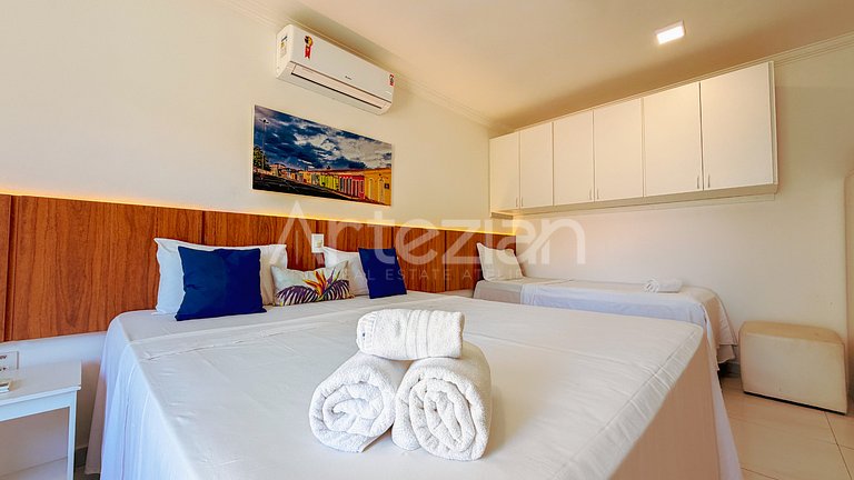 Studio para Família de Até 5 Pessoas em Taperapuan | #002