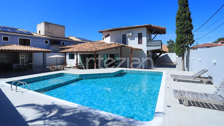 Casa em Porto Seguro, 5 Quartos, Piscina e até 25 pessoas