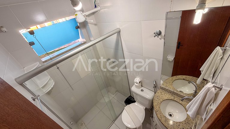 Flat em Porto Seguro, 1 Suítes até 5 Pessoas - Temporada