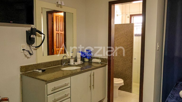 Apartamento 2 Suítes Até 8 pessoas em Taperapuan #003