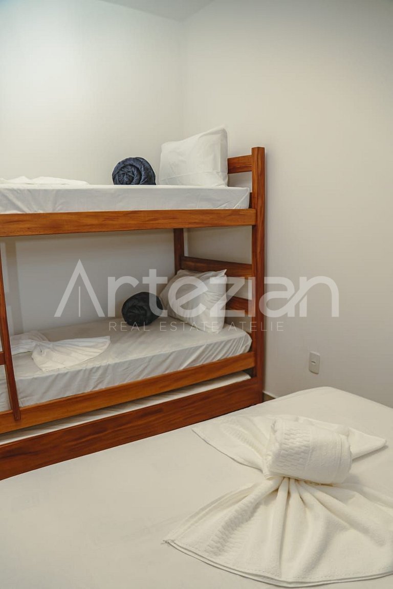 Kitnet em Porto Seguro, 1 Quarto até 3 Pessoas