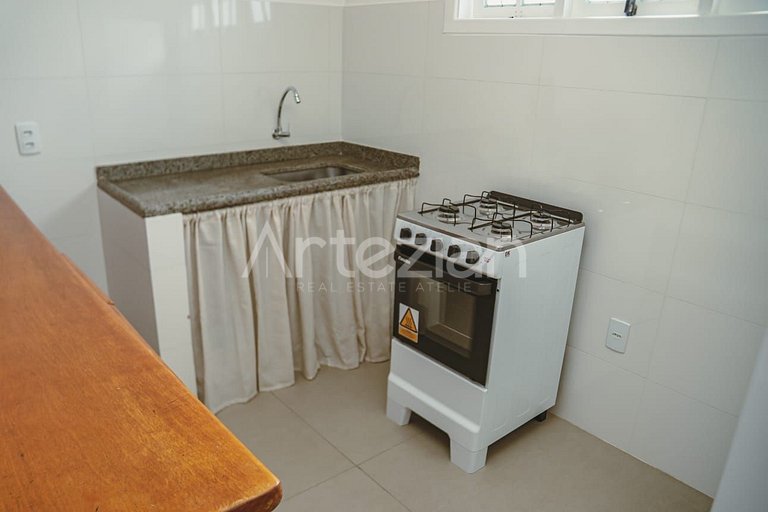 Kitnet em Porto Seguro, 1 Quarto até 3 Pessoas
