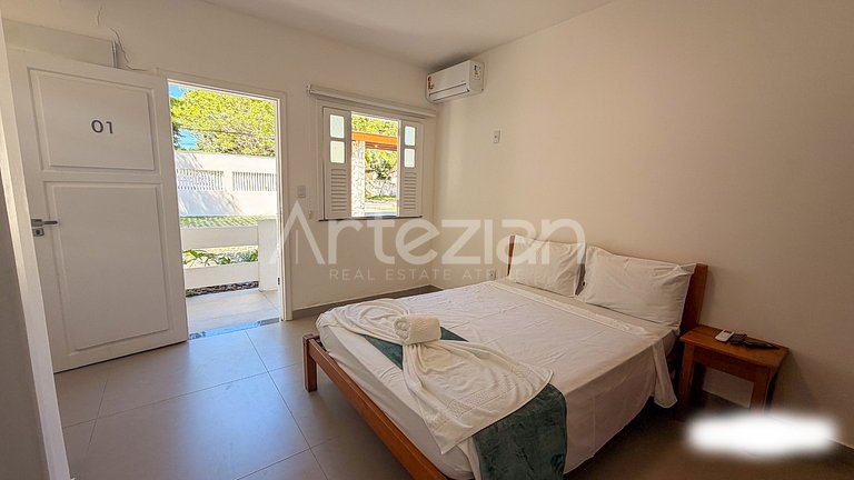 Kitnet em Porto Seguro, 1 Quarto até 3 Pessoas