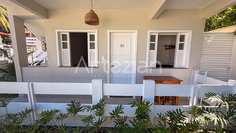 Kitnet em Porto Seguro, 1 Quarto até 3 Pessoas