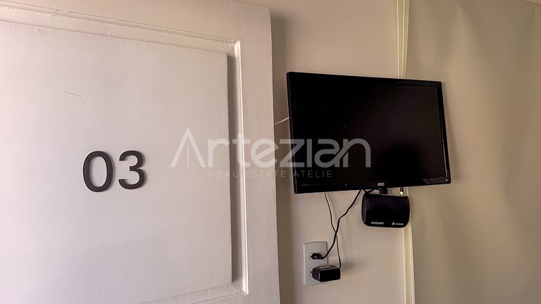 Kitnet em Porto Seguro, 1 Quarto até 3 Pessoas