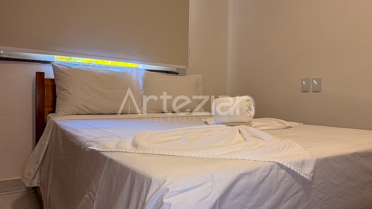 Kitnet em Porto Seguro, 1 Quarto até 3 Pessoas