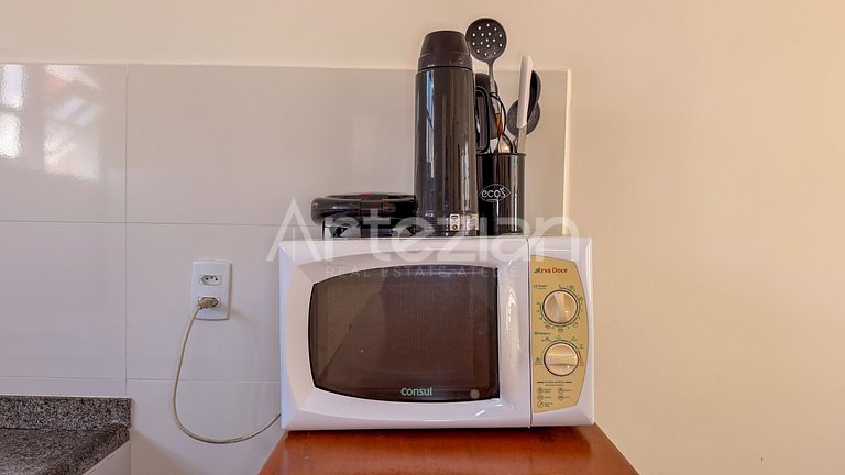 Kitnet em Porto Seguro, 1 Quarto até 3 Pessoas
