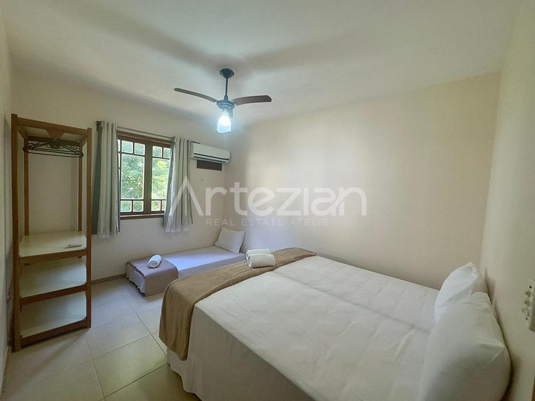 Apartamento de 1 Quarto na Praia do Mundaí