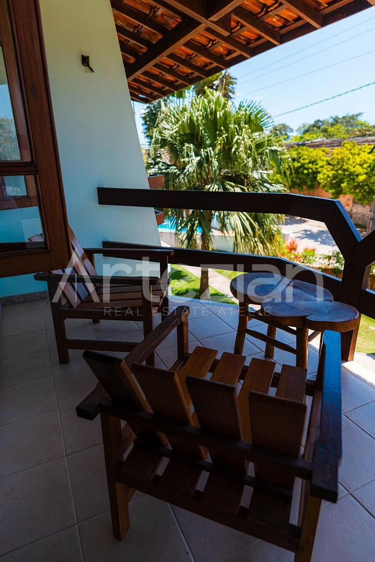 Apartamento de 1 Quarto na Praia do Mundaí