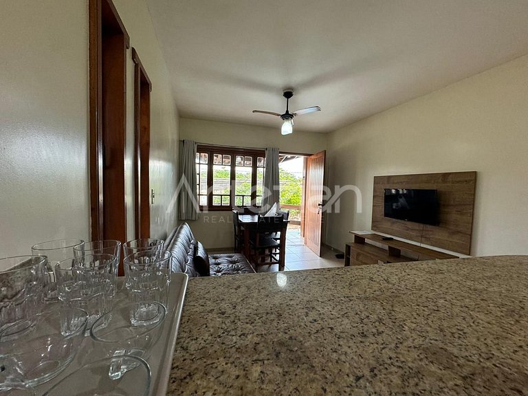 Apartamento de 1 Quarto na Praia do Mundaí