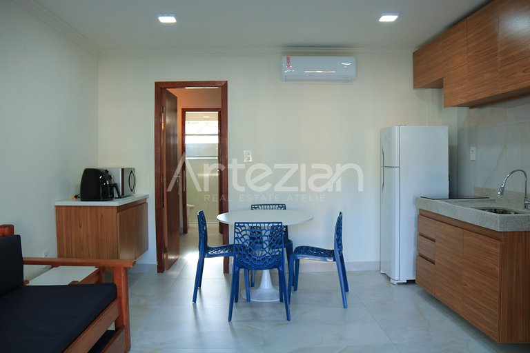 Flat em Porto Seguro, 1 Suítes até 5 Pessoas - Temporada