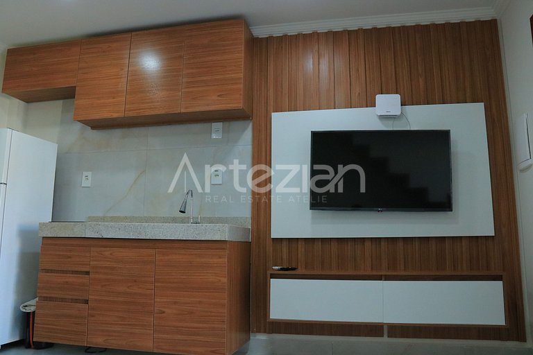 Flat em Porto Seguro, 1 Suítes até 5 Pessoas - Temporada